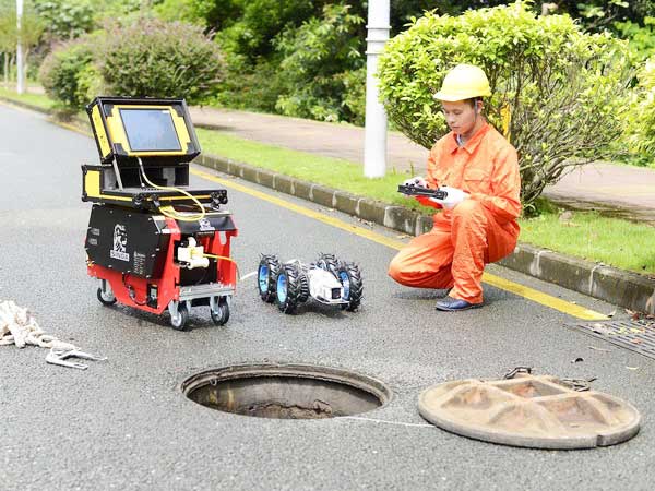 佛罗镇管道机器人检测